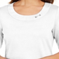 Karen Scott Women's  Ring Top  White Size 2XL