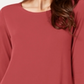 Alfani Women's High Low Tunic Red Size XX-Large