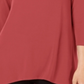 Alfani Women's High Low Tunic Red Size XX-Large