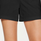 INC Women's Belted Pocketed High Waist Shorts  Black Size 4
