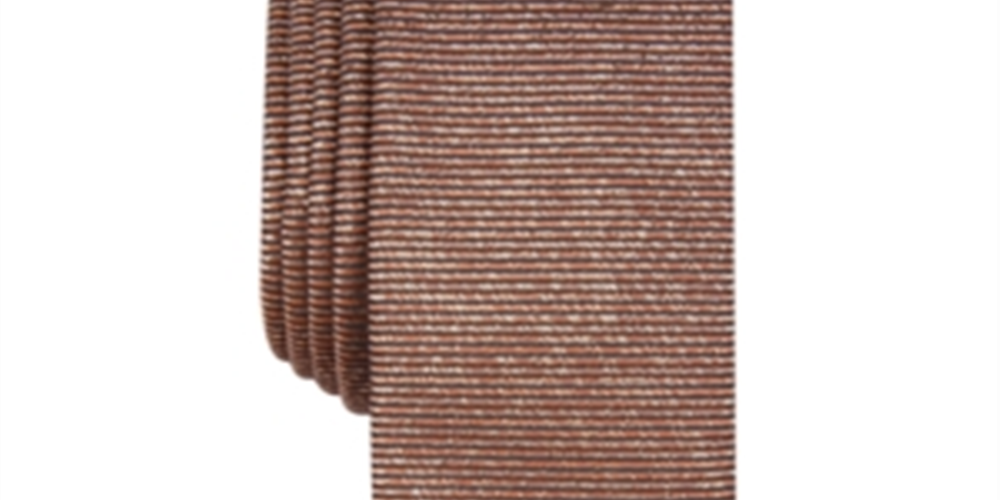 INC International Concepts Men's Solid Metallic Tie  Pink One Size