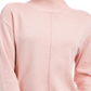 Karen Scott Women's  Erin Cotton Colorblocked Mock-Neck Sweater  Tea Rose Combo Pink Size XS