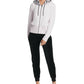 DKNY Women's  Sport Logo-Cuff Zip Hoodie Pink Size Large