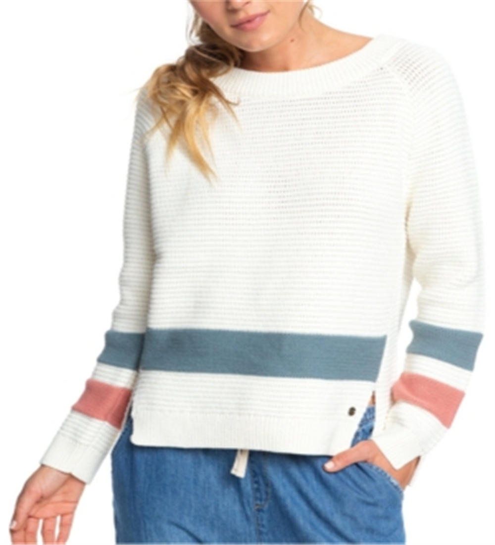Roxy Juniors' Travel in Colors Sweater Snow White Size Small