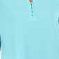 Charter Club Women's Split Sleeve Solid Knit Top Blue Size X-Small