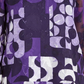 Alfani Women's Burnout Smocked Tunic Top Purple Size XS