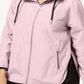 Calvin Klein Women's Performance Hooded Cross Back Jacket Pink Size Small