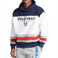 Polo Ralph Lauren Men's Color-Blocked Fleece Hoodie in White Size Small