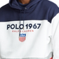 Polo Ralph Lauren Men's Color-Blocked Fleece Hoodie in White Size Small