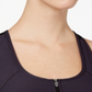 Ideology Women's Zip-up High-Impact Sports Bra  Black Size 2XL