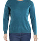 Charter Club Women's Crewneck Cashmere Sweater Blue Size 0X
