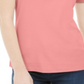 Karen Scott Women's Short Sleeve Scoop Neck Top, Coral Topaz Size M