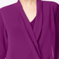 Alfani Women's  Petite Surplice Top Alf Fuchsia Size  PL