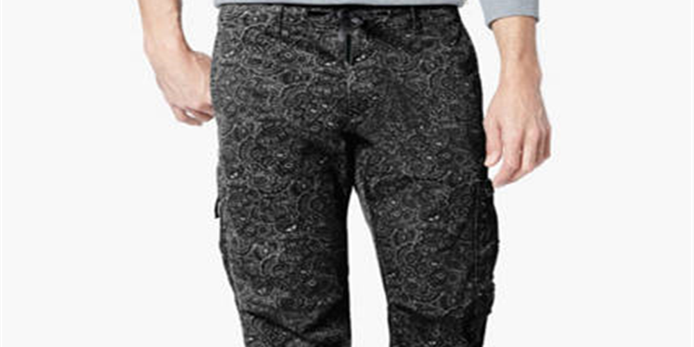 Dockers अल्फा पुरुषों की अर्बन कार्गो पैंट स्लिम फिट ब्लैक साइज 38X32