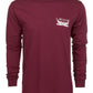 Levi's Men's Physics Logo Long-Sleeve T-Shirt Red Size Large
