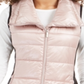 Calvin Klein Women's Performance Funnel-Neck Vest - Metallic Bare Pink Size 2XL