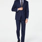 Marc New York Men's Modern Fit Plaid Suit Blue Size 39
