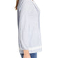 Lucky Brand Women's Pintuck Peasant Top Blue Size XS