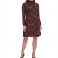 TOMMY HILFIGER Women's  Long Sleeve Above the Knee Dress Black Size 8
