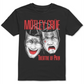 H3 Men's Motley Crue Graphic T-Shirt Black Size Medium
