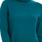 Charter Club Women's Heathered Ribbed Turtleneck To Balsam Size M