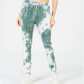 La La Anthony Women's Zip Detail Jogger Pants Green Size M