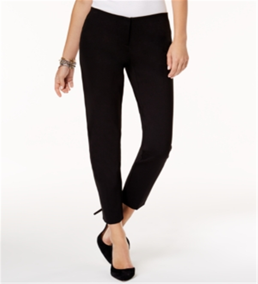 Alfani Women's  Modern Skinny Pants Deep Black 2