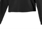 PUMA Women's Metallic Logo Hoodie Black Size Large