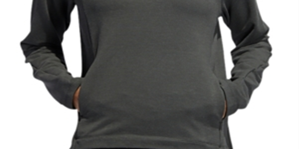 ADIDAS Women's Long Sleeve Cowl Neck Sweater Gray Size Large