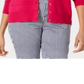 Charter Club Women's Textured Cardigan Sweater Fucsia Size Petite S/M