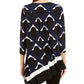 Alfani Women's Blouse Midnight Blue Size Small