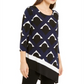 Alfani Women's Blouse Midnight Blue Size Small