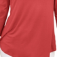 JM Collection Women's Cold Shoulder Top Orange Size M