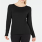 Ideology Women's Workout Fitness Pullover Top Black Size XL
