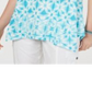 Style & Co Women's Printed Tank Top Blue Size PP