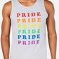 I.n.c. Unisex Rainbow Pride Graphic Tank Benefitting the Trevor Project Gray Size XSMLMEDREG