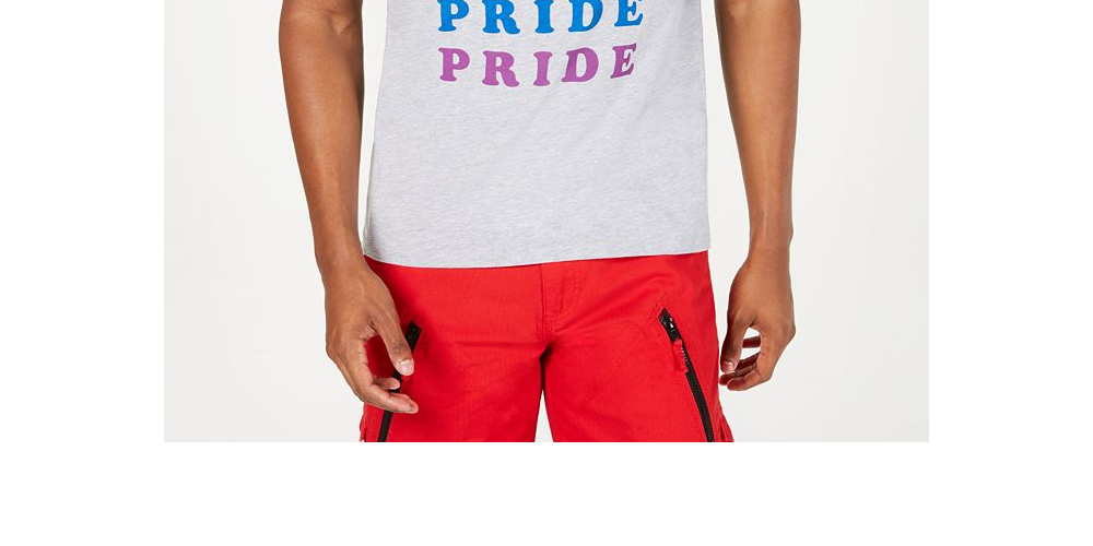 I.n.c. Unisex Rainbow Pride Graphic Tank Benefitting the Trevor Project Gray Size XSMLMEDREG