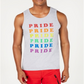 I.n.c. Unisex Rainbow Pride Graphic Tank Benefitting the Trevor Project Gray Size XSMLMEDREG