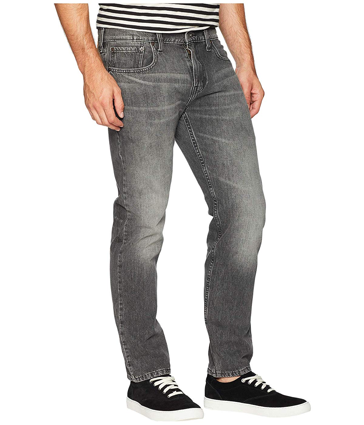 Levi Strauss Men's 502 Regular Taper Jeans Gray Size 38X32