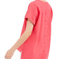 Alfani Women's V-Neck Solid Blouse Pink Size Medium