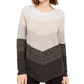 BCX Junior's Colorblocked Sweater Grey multi  Size X-Large