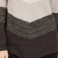BCX Junior's Colorblocked Sweater Grey multi  Size X-Large