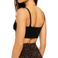 Free People Women's Intimates Solid Everyday Bralette Black Size Medium
