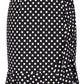City Chic Women's Trendy Plus Ruffled Faux Wrap Skirt Black Size 18W