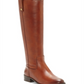 INC International Concepts Women's Round Toe Zip up Leather Boots Brown Size 8M