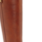 INC International Concepts Women's Round Toe Zip up Leather Boots Brown Size 8M