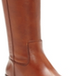 INC International Concepts Women's Round Toe Zip up Leather Boots Brown Size 8M