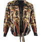 INC Women's Plus Size Printed Tie-Front Blouse Black Size 0X