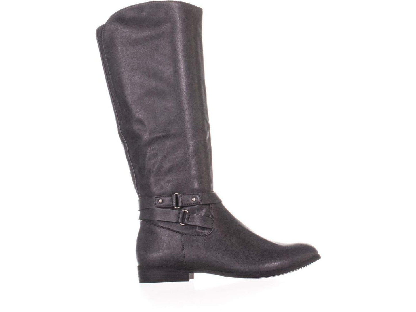 Style & Co. Women's Kindell Almond Toe Knee High Platform Boots Gray Size 6.5 M