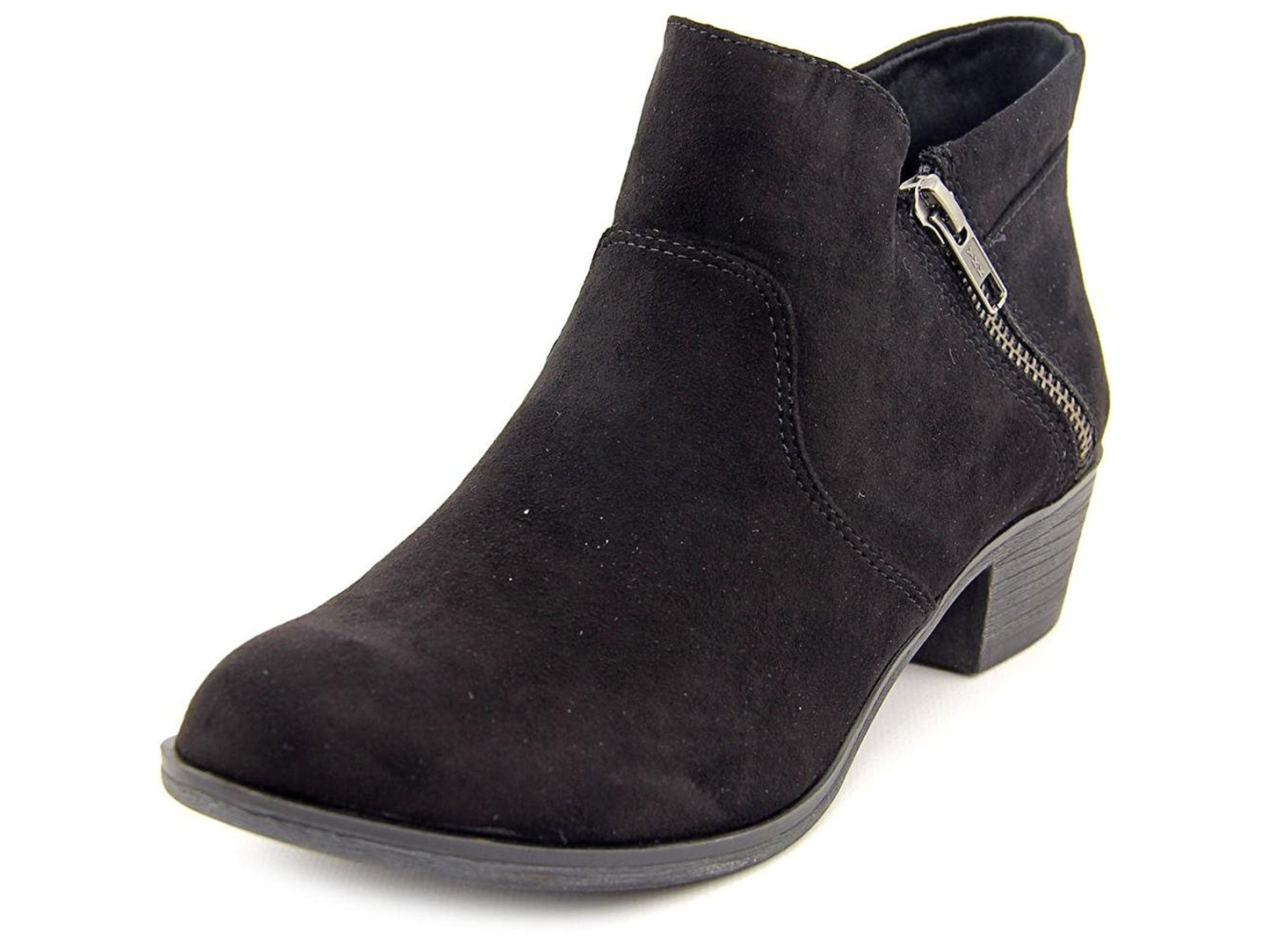 अमेरिकन रैग महिलाओं के एब्बी आलमंड टो एंकल फैशन बूट्स ब्लैक साइज़ 9.5M